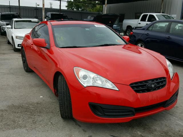 KMHHT6KD5BU045200 - 2011 HYUNDAI GENESIS CO RED photo 1