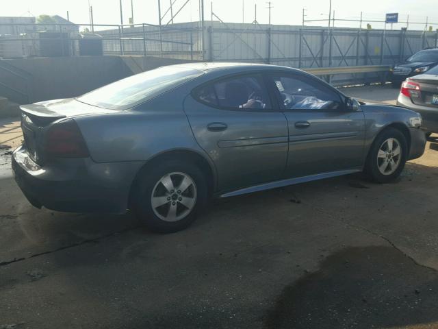 2G2WP522051201012 - 2005 PONTIAC GRAND PRIX GRAY photo 4