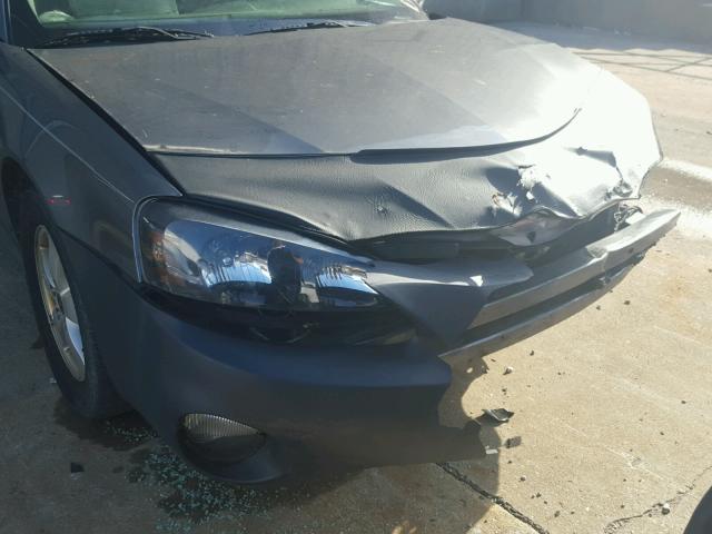 2G2WP522051201012 - 2005 PONTIAC GRAND PRIX GRAY photo 9