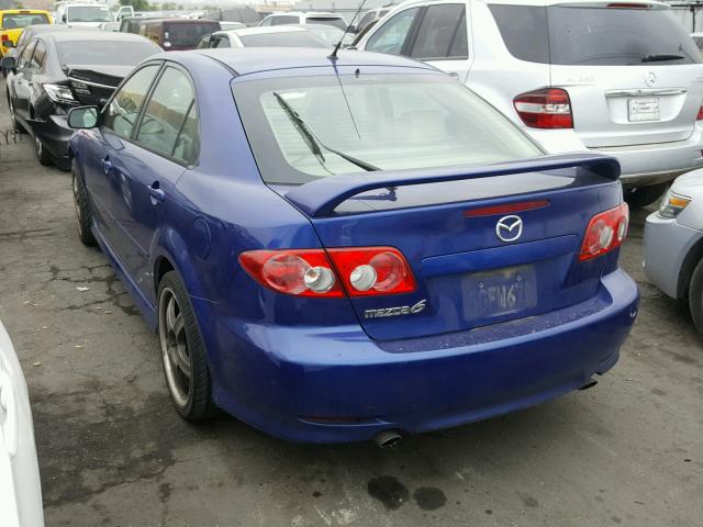 1YVFP84C545N73956 - 2004 MAZDA 6 I BLUE photo 3