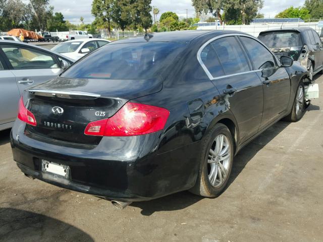 JN1DV6AP5CM701084 - 2012 INFINITI G25 BASE BLACK photo 4