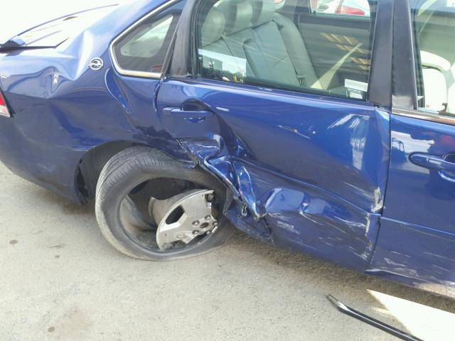 2G1WD58C569186233 - 2006 CHEVROLET IMPALA SUP 蓝色 照片 9