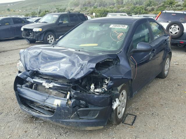 1G1JA5SH8F4156296 - 2015 CHEVROLET SONIC LS 蓝色 照片 2