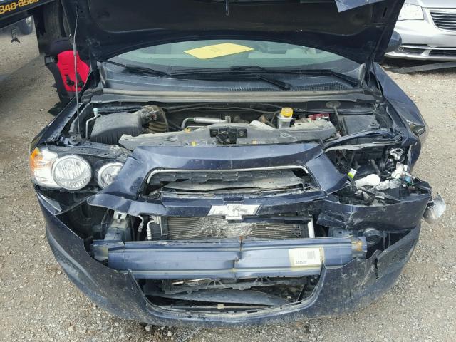 1G1JA5SH8F4156296 - 2015 CHEVROLET SONIC LS 蓝色 照片 7