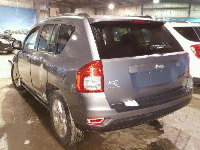 1C4NJDBBXCD514105 - 2012 JEEP COMPASS SP GRAY photo 3