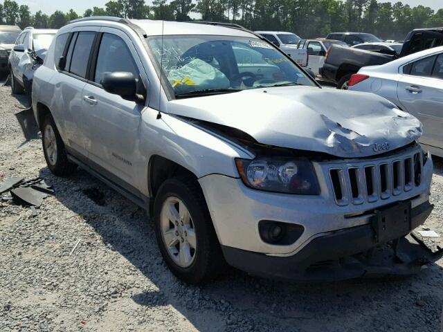 1C4NJCBAXED563230 - 2014 JEEP COMPASS SP GRAY photo 1