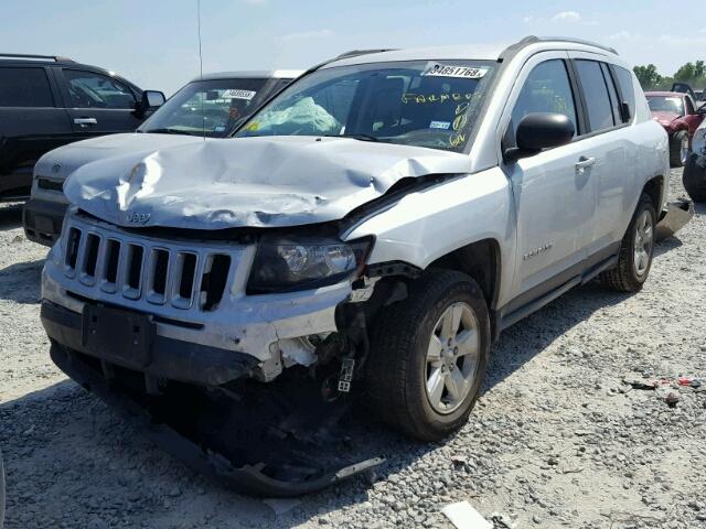 1C4NJCBAXED563230 - 2014 JEEP COMPASS SP GRAY photo 2