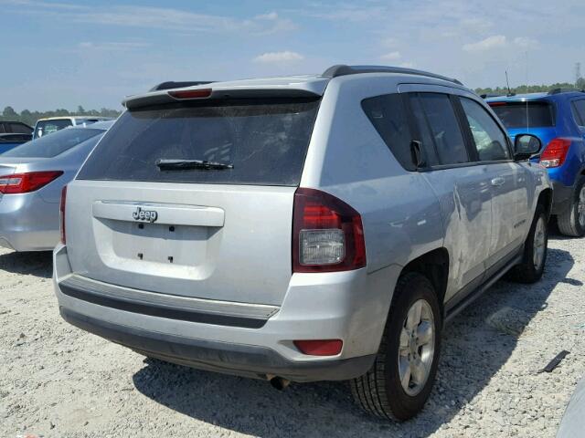 1C4NJCBAXED563230 - 2014 JEEP COMPASS SP GRAY photo 4