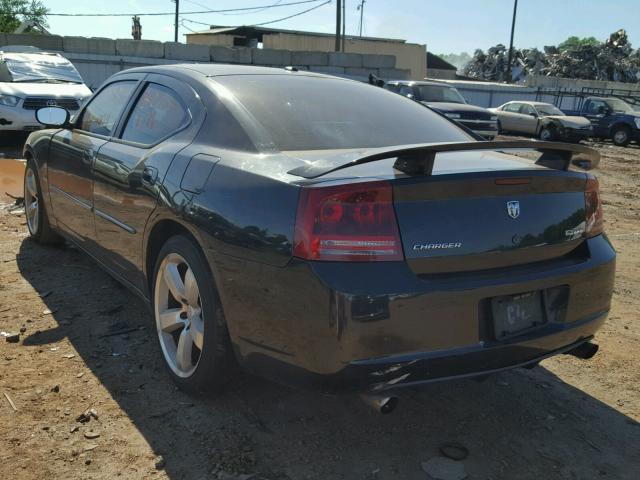 2B3LA73W86H529902 - 2006 DODGE CHARGER SR BLACK photo 3