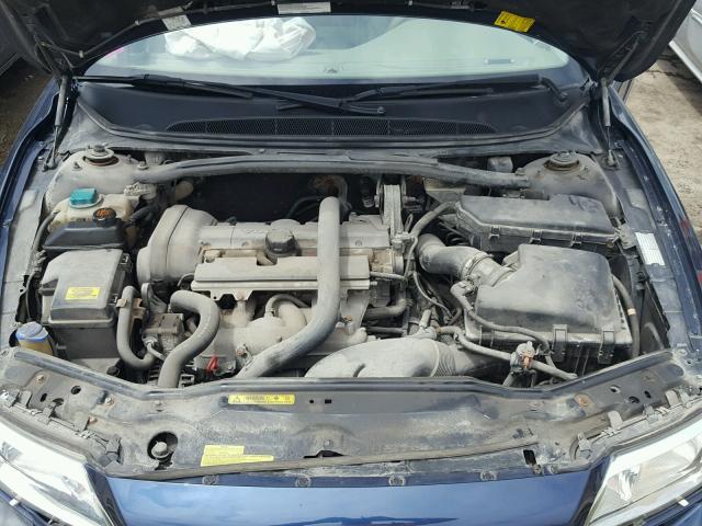 YV1TS59H241375783 - 2004 VOLVO S80 2.5T BLUE photo 7