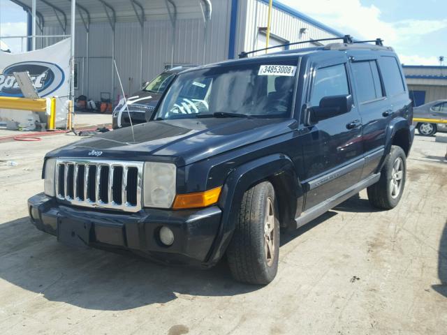 1J8HG48K87C613366 - 2007 JEEP COMMANDER BLACK photo 2