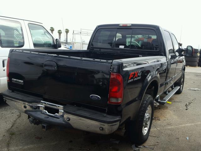 1FTSW21P96ED78103 - 2006 FORD F 250 BLACK photo 4