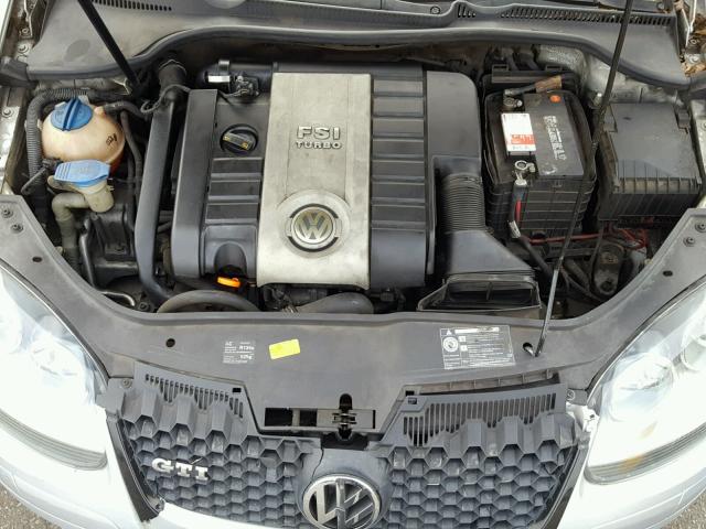 WVWHV71K97W021465 - 2007 VOLKSWAGEN NEW GTI SILVER photo 7