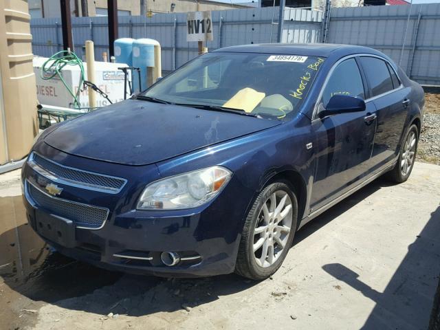 1G1ZK577484167766 - 2008 CHEVROLET MALIBU LTZ ლურჯი ფოტო 2
