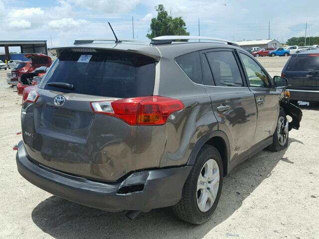 JTMZFREV6FD053432 - 2015 TOYOTA RAV4 BROWN photo 4