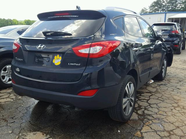 KM8JU3AG9FU104280 - 2015 HYUNDAI TUCSON LIM BLACK photo 4