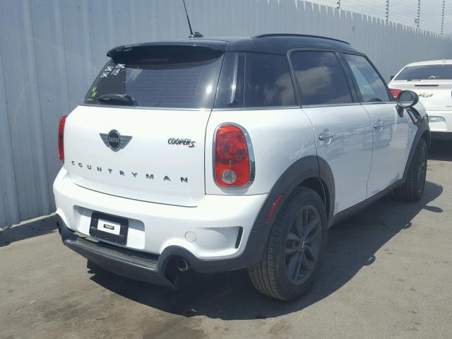 WMWZC3C58EWP25712 - 2014 MINI COOPER S C WHITE photo 4