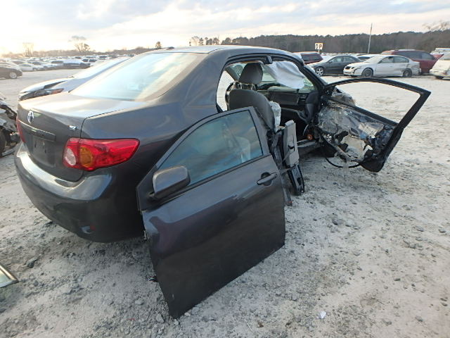 2T1BU4EE1AC268989 - 2010 TOYOTA COROLLA BA GRAY photo 4