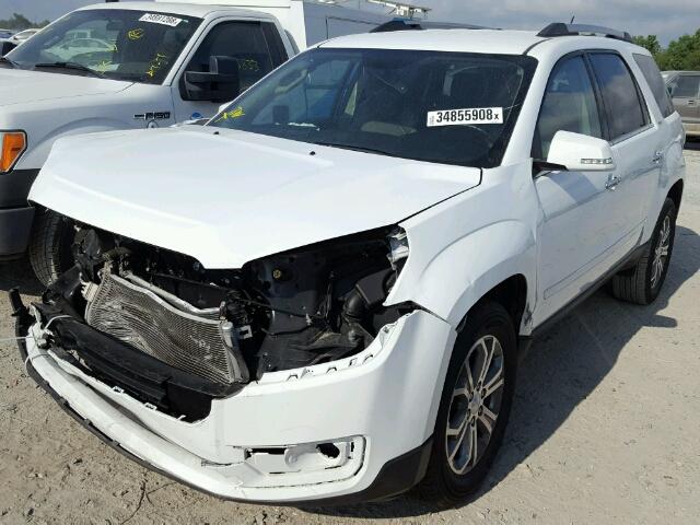 1GKKRRKD6GJ118517 - 2016 GMC ACADIA SLT Biały zdjęcie 2