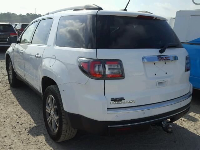 1GKKRRKD6GJ118517 - 2016 GMC ACADIA SLT Biały zdjęcie 3