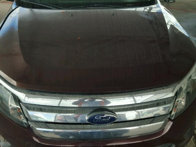 3FAHP0HA4BR166901 - 2011 FORD FUSION SE RED photo 7