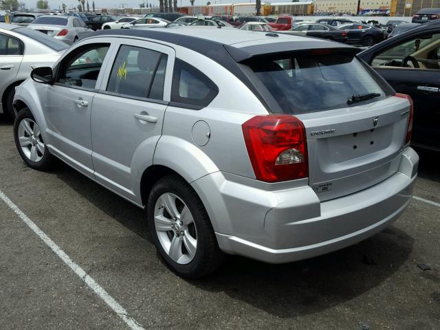 1B3CB4HA1AD607354 - 2010 DODGE CALIBER SX SILVER photo 3