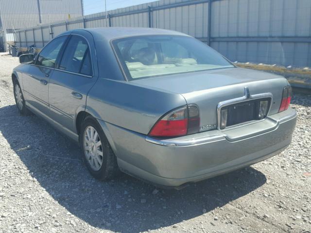 1LNHM86S84Y633623 - 2004 LINCOLN LS 绿色 照片 3
