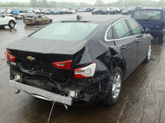 1G1ZB5ST2HF141059 - 2017 CHEVROLET MALIBU LS შავი ფოტო 4