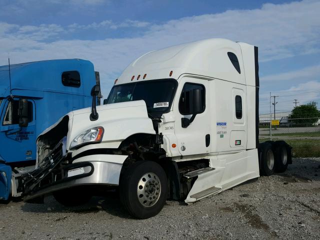 3AKJGLBG7GSHB9777 - 2016 FREIGHTLINER CASCADIA 1 WHITE photo 2