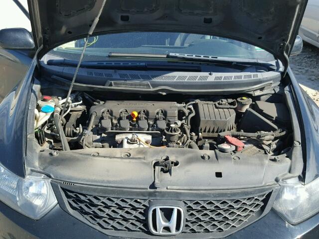 2HGFG12809H515136 - 2009 HONDA CIVIC EX შავი ფოტო 7