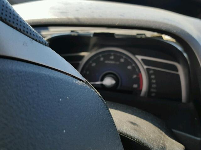 2HGFG12809H515136 - 2009 HONDA CIVIC EX შავი ფოტო 8