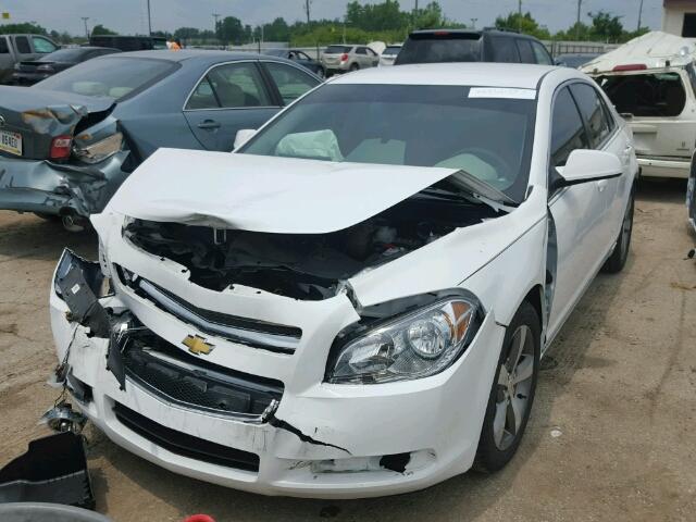 1G1ZC5E11BF198903 - 2011 CHEVROLET MALIBU 1LT WHITE photo 2