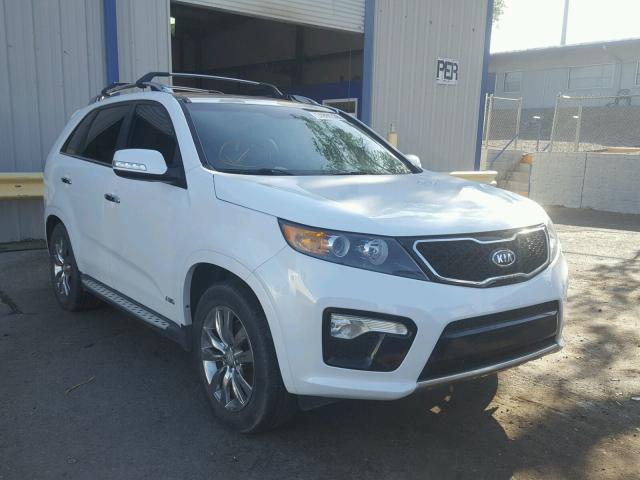 5XYKWDA22DG350129 - 2013 KIA SORENTO SX WHITE photo 1