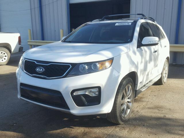 5XYKWDA22DG350129 - 2013 KIA SORENTO SX WHITE photo 2