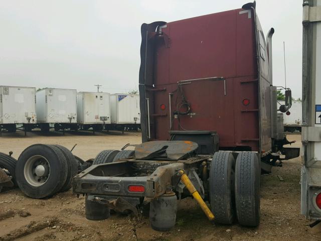 1FUJAPCK74DM67706 - 2004 FREIGHTLINER CONVENTION MAROON photo 4