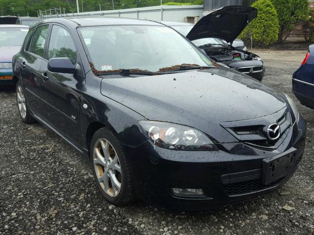 JM1BK344171760220 - 2007 MAZDA 3 HATCHBAC BLACK photo 1