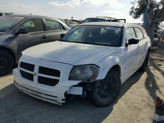 2D4FV47T16H414916 - 2006 DODGE MAGNUM SE WHITE photo 2