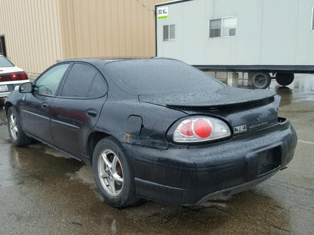 1G2WK52J42F217336 - 2002 PONTIAC GRAND PRIX BLACK photo 3
