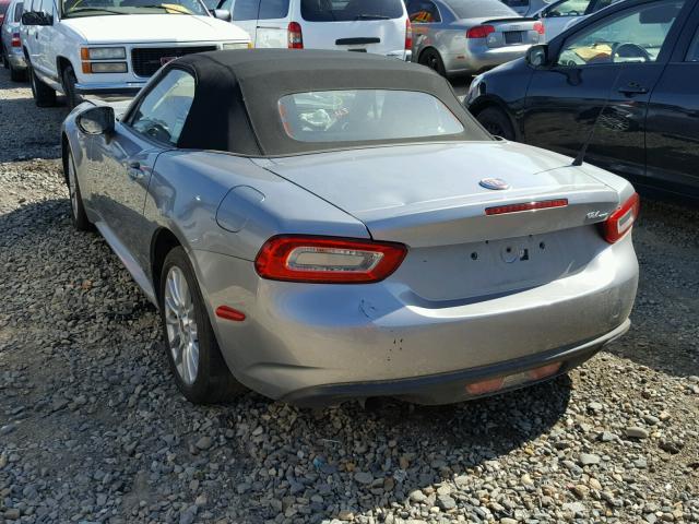 JC1NFAEK1H0102792 - 2017 FIAT 124 SPIDER GRAY photo 3