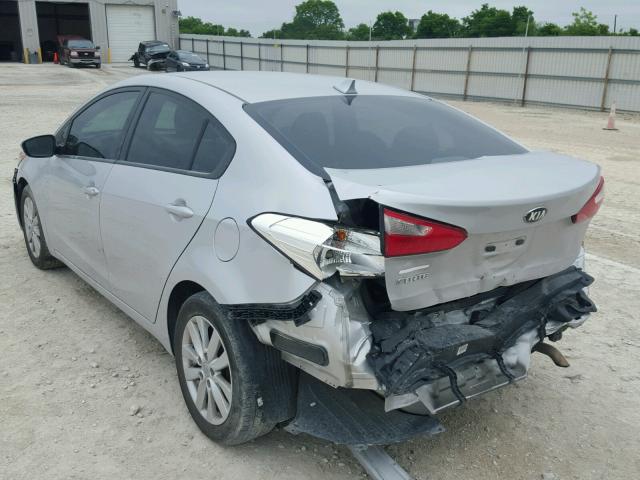 KNAFX4A69G5565101 - 2016 KIA FORTE LX GRAY photo 3