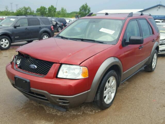 1FMZK01176GA58417 - 2006 FORD FREESTYLE RED photo 2