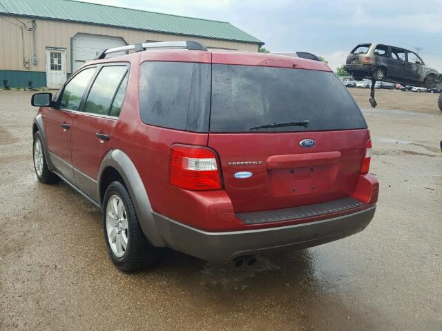 1FMZK01176GA58417 - 2006 FORD FREESTYLE RED photo 3