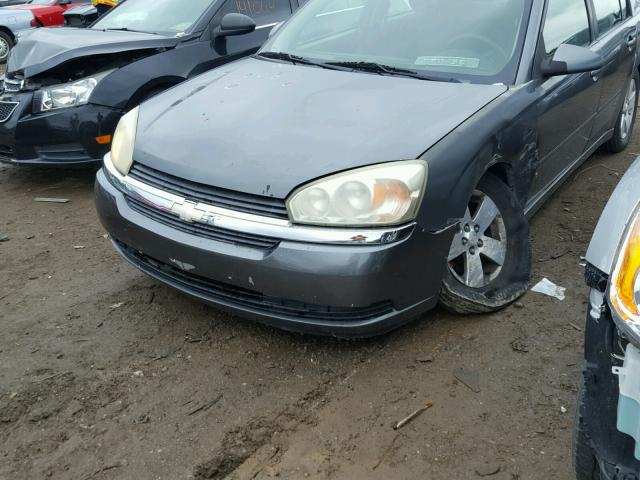 1G1ZT51826F107145 - 2006 CHEVROLET MALIBU LT GRAY photo 9