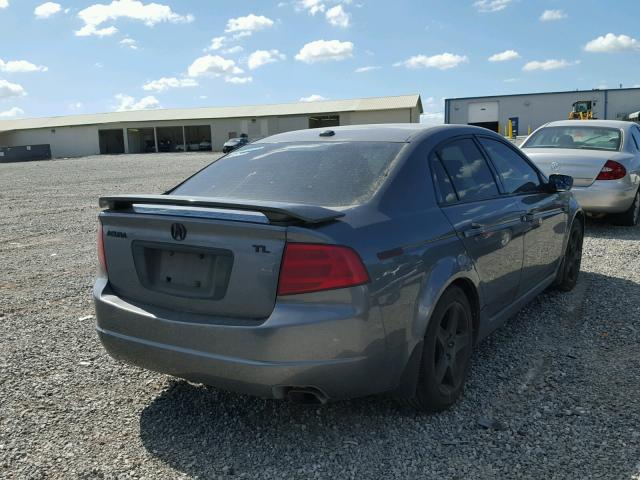 19UUA66284A036840 - 2004 ACURA TL GRAY photo 4