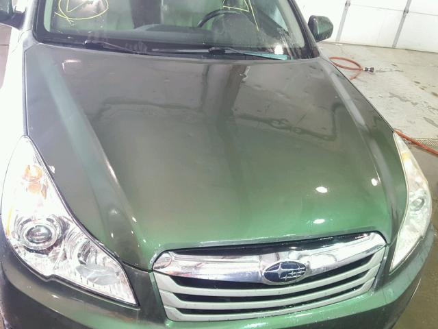 4S4BRBCC7A3338197 - 2010 SUBARU OUTBACK 2. GREEN photo 9