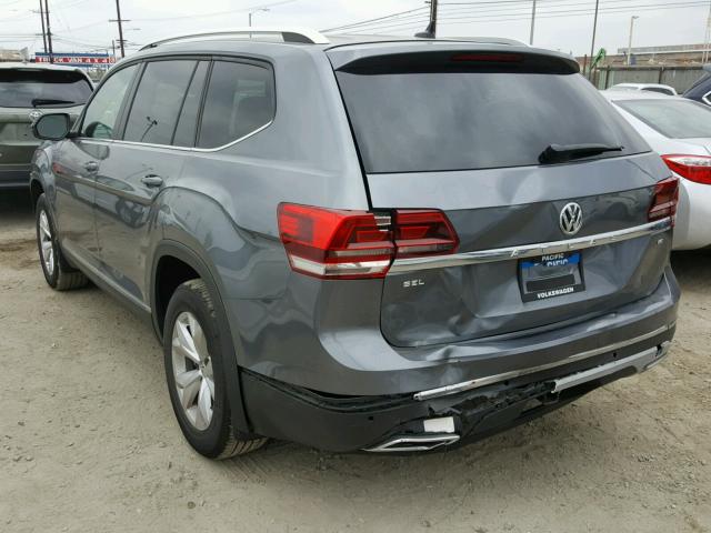 1V2ER2CA1JC549331 - 2018 VOLKSWAGEN ATLAS SEL Boz foto 3