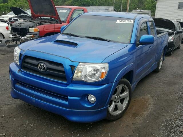 5TETU22N18Z504011 - 2008 TOYOTA TACOMA X-R BLUE photo 2