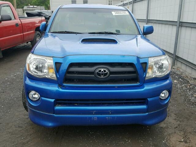 5TETU22N18Z504011 - 2008 TOYOTA TACOMA X-R BLUE photo 9