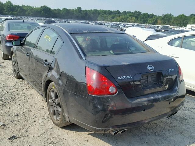 1N4BA41E87C858709 - 2007 NISSAN MAXIMA SE BLACK photo 3