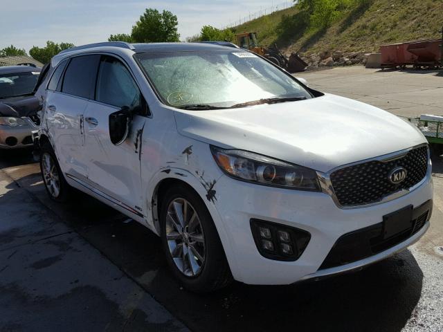 5XYPKDA57HG317337 - 2017 KIA SORENTO SX WHITE photo 1